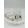 Rodyum Zirkon Taşlı Pirinç Zirkon Küpe - Kp00317