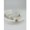 Zirkon Taşlı Pirinç Zirkon Küpe - Kp00344