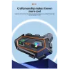 Y20 2x 1000m Telsiz Mesafeli 2 Kişi Bağlantılı Bluetooth Kask Kulaklık Fenerli İntercom
