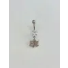 Yaprak Detaylı Göbek Piercing - Pg0158