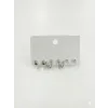 Yılan Detaylı Altılı Küpe - Kp00609