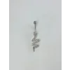 Yılan Detaylı Göbek Piercing - Pg0123