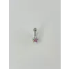 Yıldız Detaylı Göbek Piercing - Pg0014