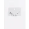 Zincir Detaylı Altılı Küpe - Kp00640