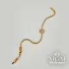 Zirkon Taşlı Pirinç Zirkon Bileklikler 17+2,5 Cm - Kbl0036