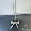 Zirkon Taşlı Fiyonk Kolye - Kl0018