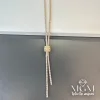 2 Mm Zirkon Taşlı Pirinç Kolyeler 48+5 Cm Uzatma Payı - Kl0086