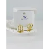 Zirkon Taşlı Pirinç Zirkon Küpe - Kp00404