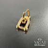 Zirkon Taşlı Pirinç Küpeler - Kp00134