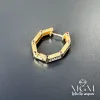 /rodyum Zirkon Taşlı Pirinç Küpeler - Kp00172-1