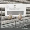 Zirkon Taşlı Su Damlası Küpe - Kp00161