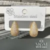 Zirkon Taşlı Su Damlası Küpe - Kp00169