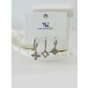 Zirkon Taşlı Üçlü Kombin Küpe - Kp00407