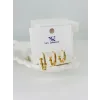 Zirkon Taşlı Üçlü Kombin Küpe - Kp00371