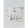 Zirkon Taşlı Üçlü Kombin Küpe - Kp00411