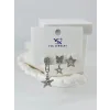 Zirkon Taşlı Üçlü Kombin Küpe - Kp00047