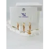 Zirkon Taşlı Üçlü Kombin Küpe - Kp00065