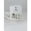 Zirkon Taşlı Üçlü Kombin Küpe - Kp00365