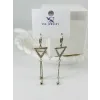 Zirkon Taşlı Üçlü Kombin Küpe - Kp00425