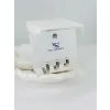 Zirkon Taşlı Üçlü Kombin Küpem - Kp00390