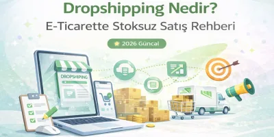 Dropshipping Nedir? E-Ticarette Stoksuz Satış Rehberi (2026)