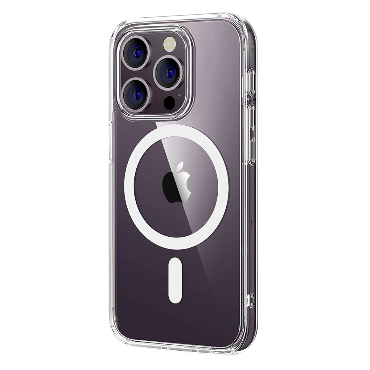 İphone 16 Pro Max Combo Sert Şeffaf Magsafe Kapak - Şeffaf