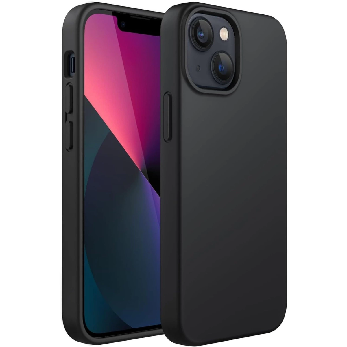İphone 14 Plus Kılıf First Silikon - Siyah