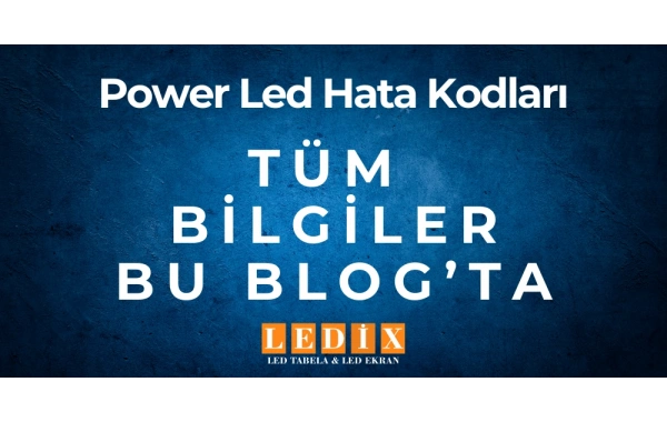 Powerled Hata Kodları