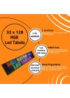 32 x 128 RGB Led Tabela Kayan Yazı