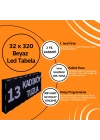 32 x 320 Beyaz Led Tabela Kayan Yazı