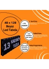 48 x 128 Beyaz Led Tabela Kayan Yazı