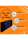 48 x 128 Mavi Led Tabela Kayan Yazı