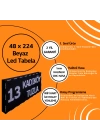 48 x 224 Beyaz Led Tabela Kayan Yazı