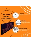 48 x 320 Kırmızı Led Tabela Kayan Yazı