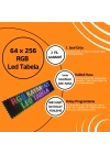64 x 256 RGB Led Tabela Kayan Yazı