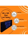80 x 160 Mavi Led Tabela Kayan Yazı