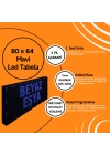 80 x 64 Mavi Led Tabela Kayan Yazı
