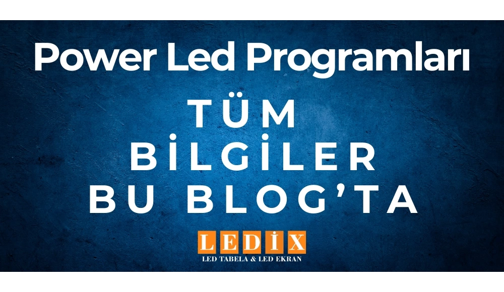 Led Tabela Programları