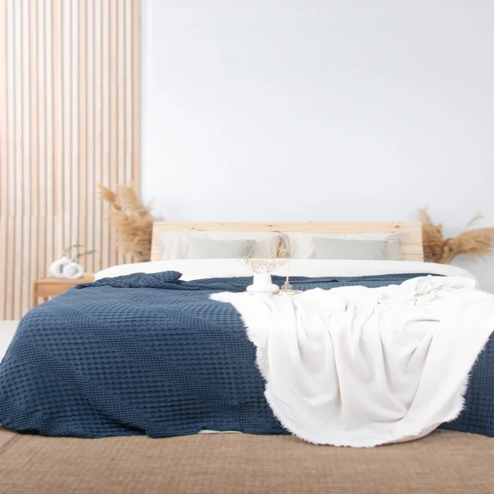 Zebra Casa Gılda Kıng Size Pike-Lacivert 220x240