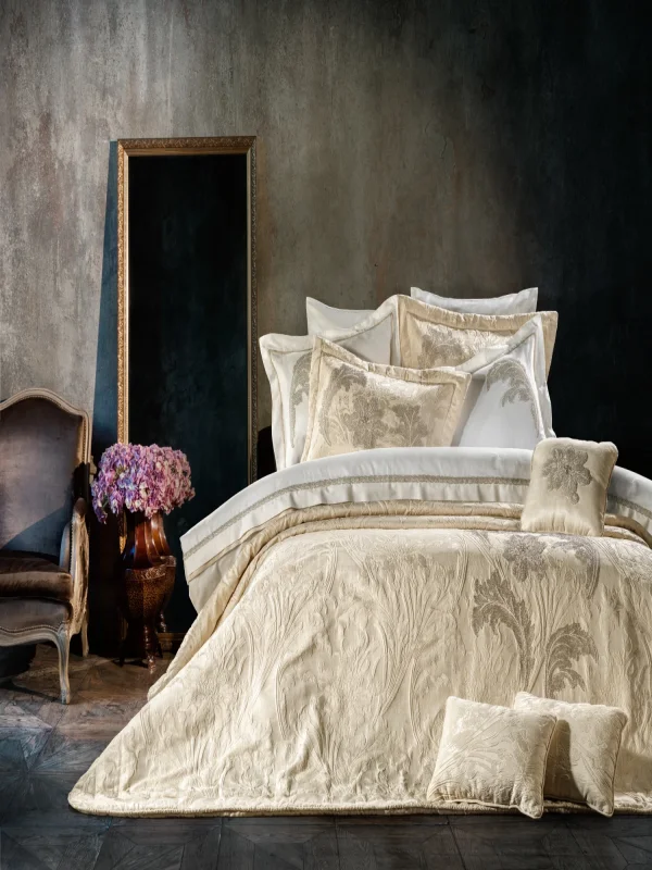 Zebra Casa Gisele 6 Parça Yatak Örtüsü-Krem