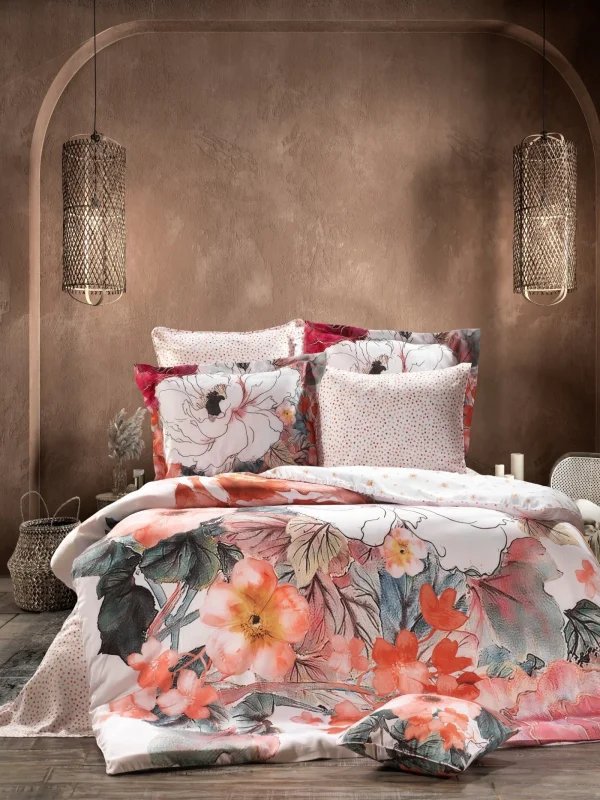 Zebra Casa Hekla 7 Parça İpek Nevresim Takımı Çift Kişilik