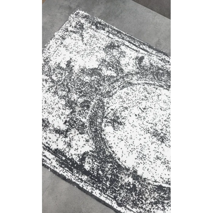 Zebra Casa Anna Dikdörtgen 80X150 Paspas-Beyaz/K.Gri/Gri