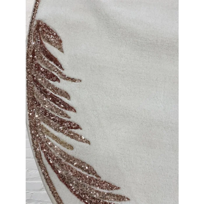 Zebra Casa Caroline 2Li Oval Paspas Takımı-Krem/Bej