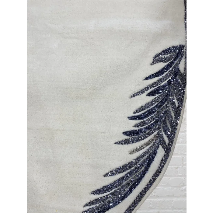 Zebra Casa Caroline 2Li Oval Paspas Takımı-Lacivert