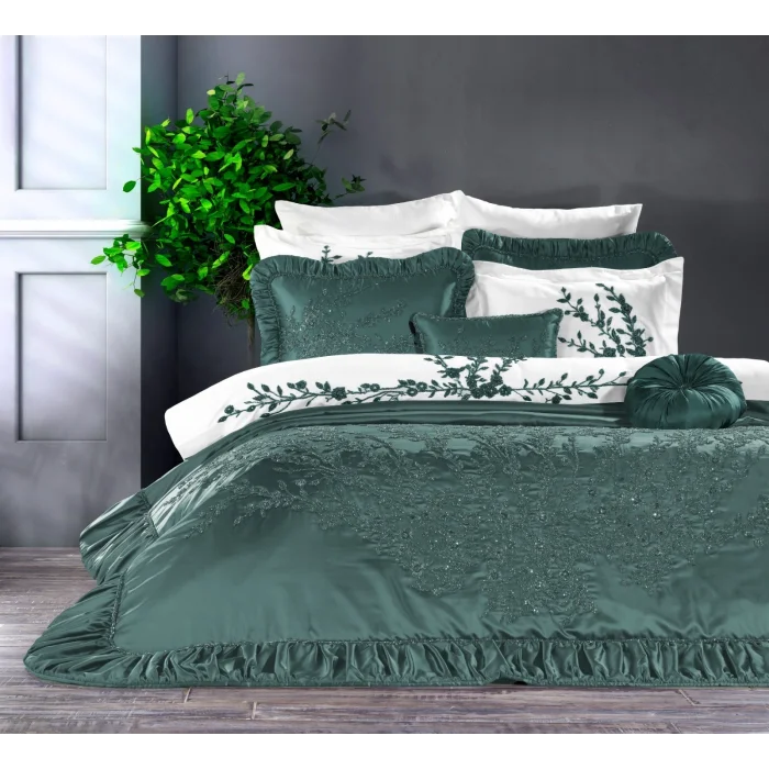 Zebra Casa Elenor 11 Parça Çeyiz Seti-Yeşil