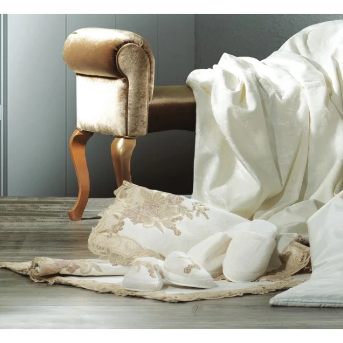 Zebra Casa Flora 2Li Paspas Takımı-KRem/Capp.