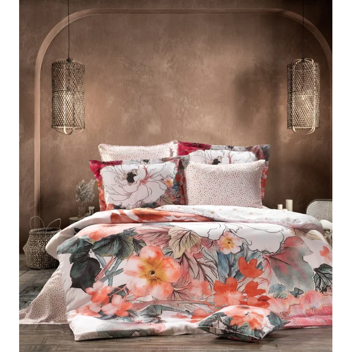 Zebra Casa Hekla 7 Parça İpek Nevresim Takımı Çift Kişilik