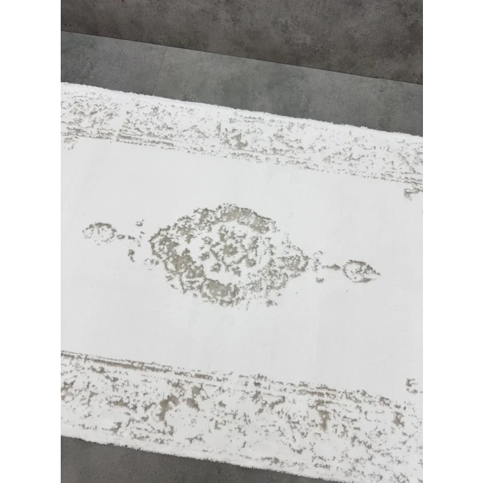 Zebra Casa Kasten Dikdörtgen 80X150 Paspas-Beyaz/Gri