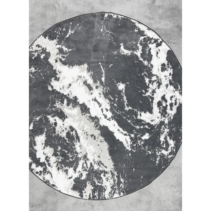 Zebra Casa Veronica Yuvarlak 120Cm Paspas-Antrasit/Gri