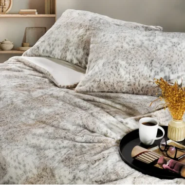 Zebra Casa Leopard Comforter 3 Parça Yatak Örtüsü